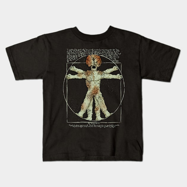 The Infected Vitruvian Kids T-Shirt by salihgonenli